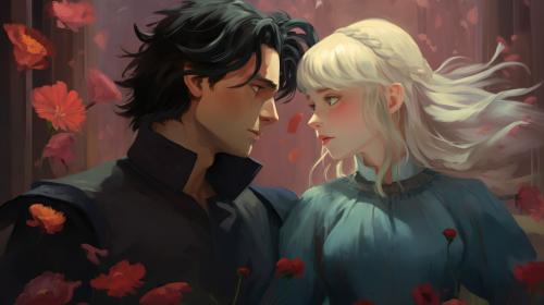 Howl and sophie from howls moving Castle