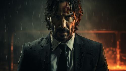 John wick as god versus chuck norris