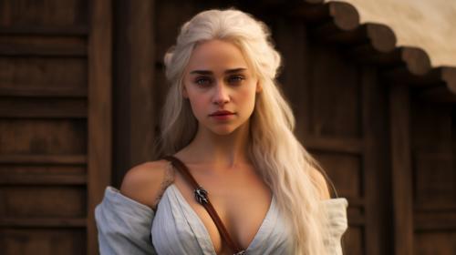 Daenerys targaryen como un vengadora con su traje propio