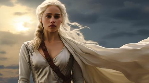 Daenerys targaryen como un vengadora con su traje propio