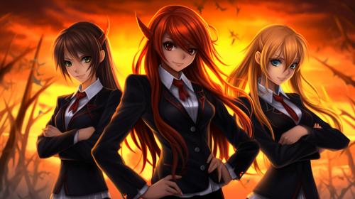 High school dxd females