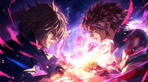 Satoru gojo x sukuna, anime fight