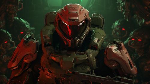 Isaac Clark and doom slayer