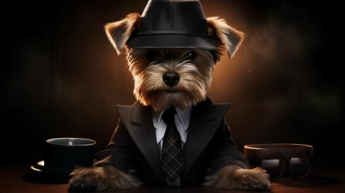 A little dog which is a crime boss