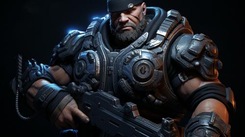 Marcus Fenix of Gears of war