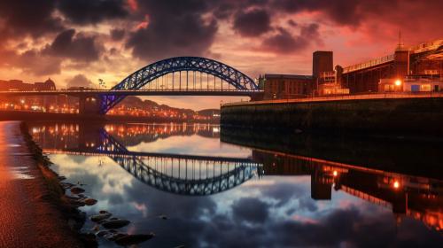 River tyne Newcastle north east England UK