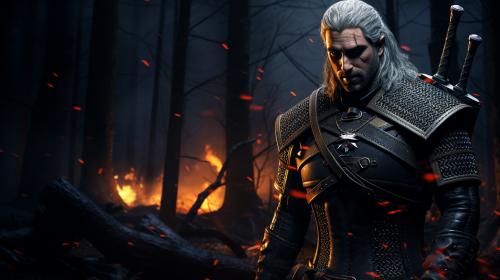 Geralt the Rivia in The Witcher 3