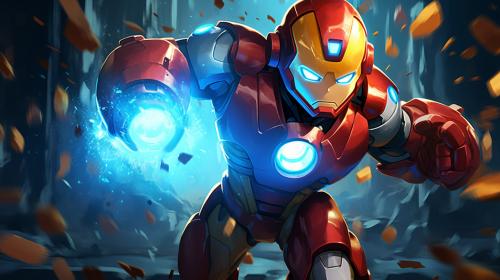 Megaman video game with ironman