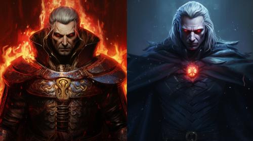 The Witcher video game and Dr strange Marvel