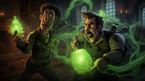 Luigi's mansion and Ghostbusters