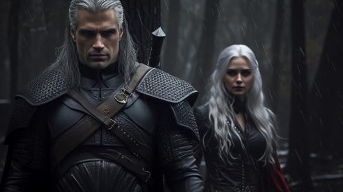 The Witcher and batman