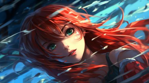 Rias gremory swimming