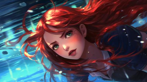 Rias gremory swimming