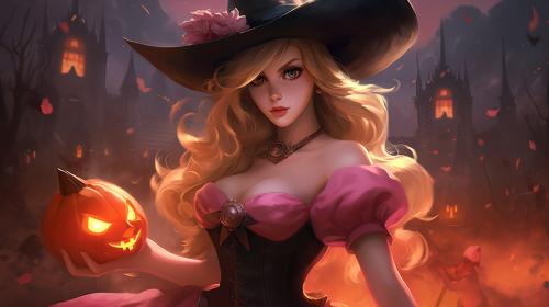 Princess Peach witch