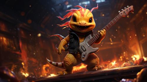 Punk rock Charmander