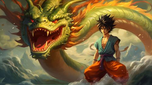 Goku and Shenron