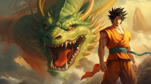 Goku and Shenron