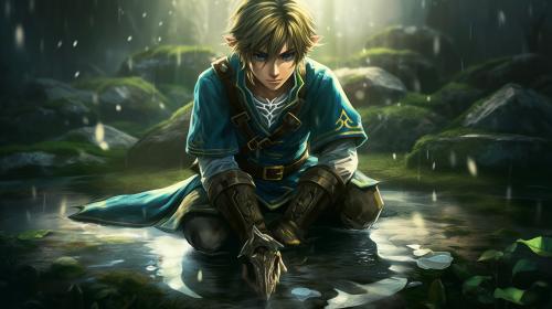 Link in the legend of zelda tears of the kingdom