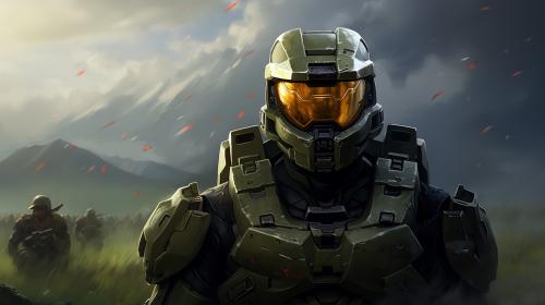 Master chief in halo infinity