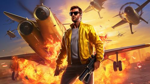 Bright Bomber Grand Theft Auto Five loading screen