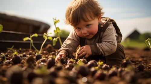 A small child named farren gathering beans from the peculiar strawberry farm as he struggles to slide along the floor like a snail because the friction and gravitational pull is working against his attempts at reducing orange terrain from the oddly small dictionary