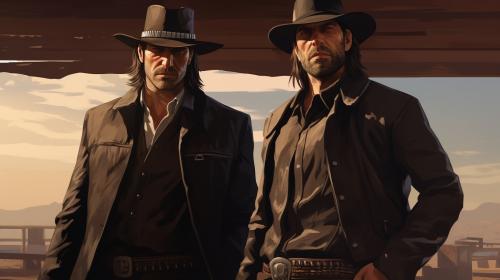 John marston y niko bellic amigos