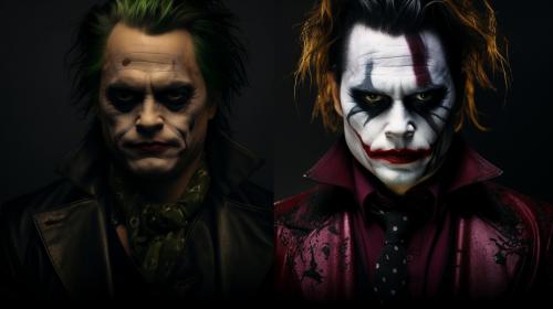 Johnny depp as dark jocker