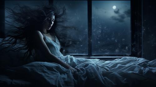 A terrible wind was hitting the windows, awakening dark dreams ?