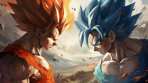 Goku vs vegeta, HD