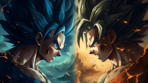 Goku vs vegeta, HD