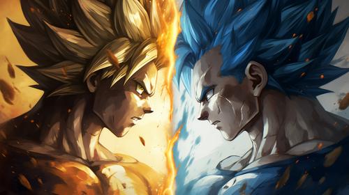 Goku vs vegeta, HD