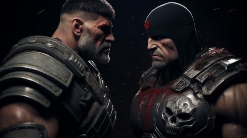 Marcus Fenix from Gears of War Franchise Vs Kratos from God of War Franchise