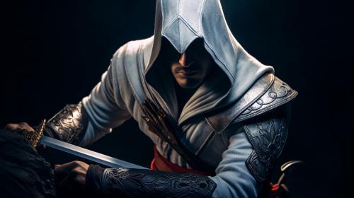 Assassin's creed altair with hidden blade