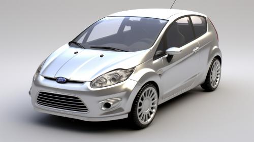 Ford fiesta 2004 in silver