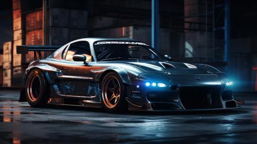 Hans mazda rx7 from toyko drift