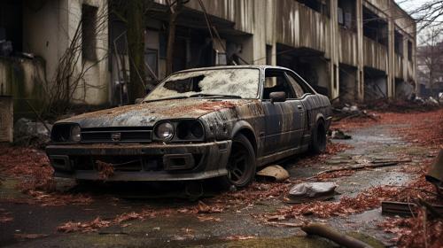 Abandoned Nissan skyline