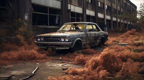 Abandoned Nissan skyline