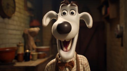 Wallace from Wallace and Gromit