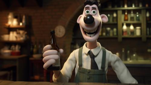 Wallace from Wallace and Gromit