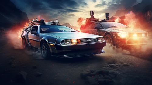 DeLorean and tardis