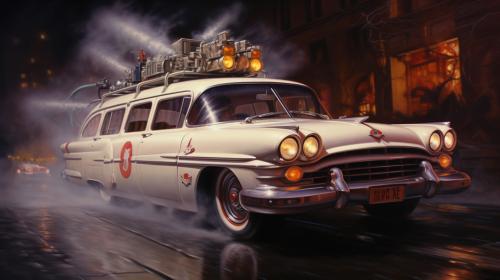 Ecto 1 from ghostbuster