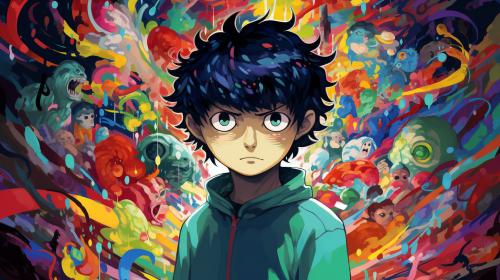 Mob psycho 100 colorful