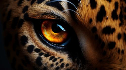 Leopard with eyes for spots