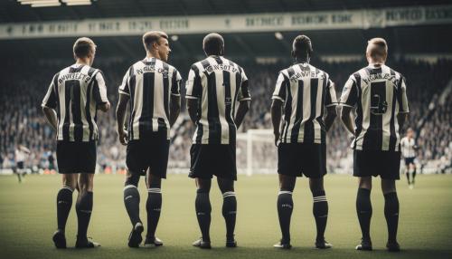 Newcastle United FC. Football players