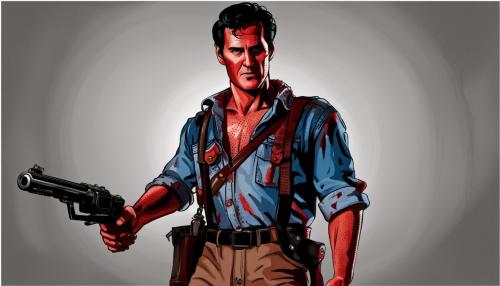 Ash Williams from evil dead 2