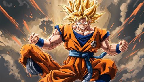 Goku, HD, perfect details, masterpiece 