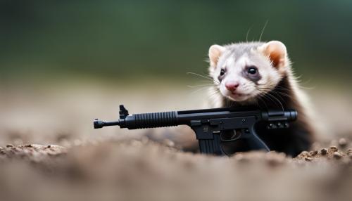 Ferret with gun