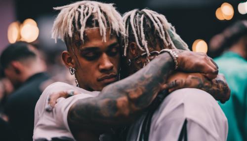 xxxtentacion hugging lil peep and juice wrld