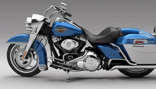 Harley Davidson Roadking cholo blue