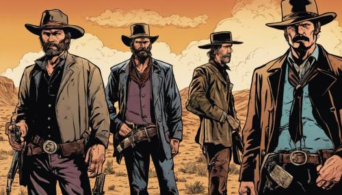 The Man With No Name next to Arthur Morgan and Doc Holliday